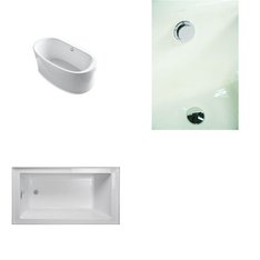Pallet - 3 Pcs - Bath & Body, Hardware, Kitchen & Bath Fixtures - Kohler, JACUZZI WHIRLPOOL BATH