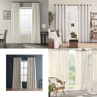 Pallet – 252 Pcs – Decor, Curtains & Window Coverings – Mixed Conditions – Private Label Home Goods, Eclipse, Fieldcrest, Waverly