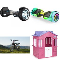 Pallet - 9 Pcs - Powered, Outdoor Play, Vehicles, Trains & RC - Customer Returns - Razor Power Core, Little Tikes, Razor, Hover-1