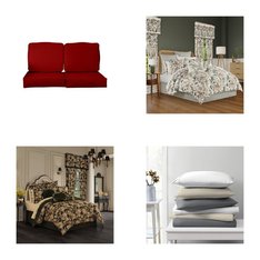 6 Pallets - 1254 Pcs - Curtains & Window Coverings, Decor, Bedding Sets, Bath - Like New or New Customer Returns - JC Penney