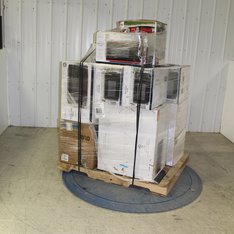 1 Pallets - 18 Pcs - New Microwaves, Lighting & Light Fixtures, Covers, Mattress Pads & Toppers - New and New Damaged Box - Walmart