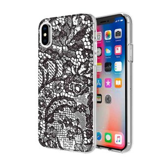 CLEARANCE! 25 Pcs – Kendall + Kylie KKIPH-003-LPBLK Protective Printed Case for iPhone X – Customer Returns