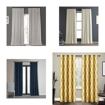 CLEARANCE! Pallet – 317 Pcs – Curtains & Window Coverings, Bath, Earrings – Mixed Conditions – Eclipse, Sun Zero, Fieldcrest, Madison Park