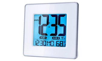 5 Pcs – Capello, Desktop Digital Atomic Alarm Clock White – Refurbished (GRADE A, GRADE B)