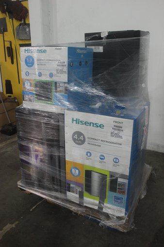 Pallet – 6 Pcs – Bar Refrigerators & Water Coolers, Pressure Washers, Air Conditioners – Customer Returns – HISENSE