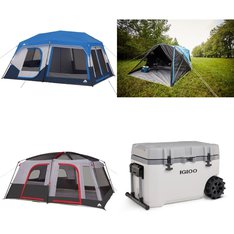 Pallet – 22 Pcs – Camping & Hiking, Fishing & Wildlife – Customer Returns – Ozark Trail, Igloo, Camp Chef, Coleman