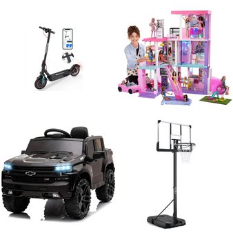 Pallet – 9 Pcs – Outdoor Sports, Unsorted, Powered, Dolls – Customer Returns – MaxKare, EVERCROSS, Mattel, Funtok