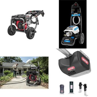 Pallet – 8 Pcs – Pressure Washers, Hardware – Customer Returns – Black Max, Genie, Hart