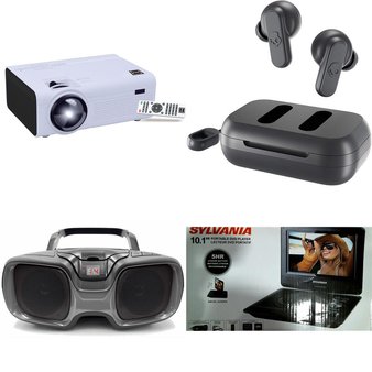 Pallet – 145 Pcs – Other, In Ear Headphones, Projector, DVD & Blu-ray Players – Customer Returns – PROSCAN, Belkin, RCA, VTECH