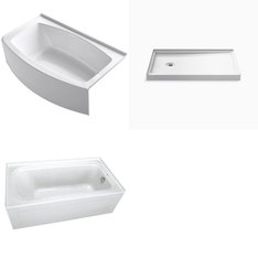 Pallet - 3 Pcs - Kitchen & Bath Fixtures, Hardware - Customer Returns - Kohler, ProFlo