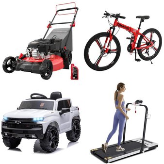 Pallet – 13 Pcs – Unsorted, Mowers, Cycling & Bicycles, Vehicles – Customer Returns – PowerSmart, Funtok, LiTHELi, MaxKare