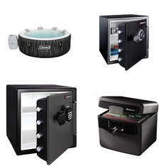 Pallet - 11 Pcs - Safes, Hot Tubs & Saunas - Customer Returns - SentrySafe, Coleman, Sentry