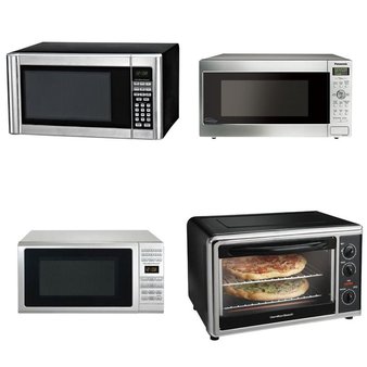 Pallet – 11 Pcs – Microwaves – Customer Returns – Hamilton Beach, Panasonic