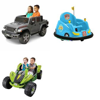 Pallet – 5 Pcs – Vehicles – Customer Returns – COCOMELON, Fisher-Price, Jeep
