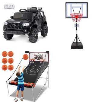 Pallet – 6 Pcs – Vehicles, Outdoor Play, Boats & Water Sports, Unsorted – Customer Returns – SEGMART, Ktaxon, Roc SUP Co, BTMWAY