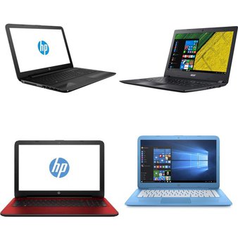 34 Pcs – Laptop Computers – Refurbished (GRADE C) – HP, ACER, LENOVO, Toshiba