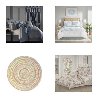 6 Pallets – 222 Pcs – Rugs & Mats, Bedding Sets, Comforters & Duvets, Blankets, Throws & Quilts – Mixed Conditions – Unmanifested Home, Window, and Rugs, Madison Park, Madison Park Essentials, Waverly