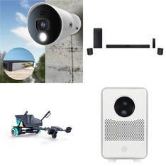 Pallet - 51 Pcs - Projector, Speakers, Portable Speakers, Humidifiers / De-Humidifiers - Customer Returns - HP, onn., Packed Party, ION Audio