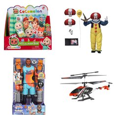 Pallet - 54 Pcs - Action Figures, Vehicles, Trains & RC, Books, Dolls - Customer Returns - NECA, COCOMELON, Space Jam, Spin Master