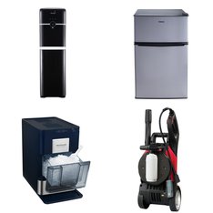 Pallet - 6 Pcs - Bar Refrigerators & Water Coolers, Ice Makers, Pressure Washers - Customer Returns - Galanz, Curtis International, Power Washer, Primo Water