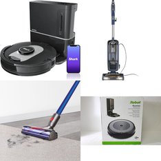 Pallet - 28 Pcs - Vacuums - Damaged / Missing Parts / Tested NOT WORKING - Schumacher, Shark, Dyson, iRobot Roomba