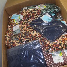 1 Parcel Box - 67 Pcs - Like New and New Apparel - Dress Shirts, Dresses & Skirts, T-Shirts, Polos, Sweaters - JC Penney