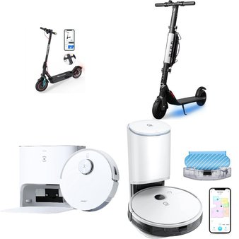 Pallet – 10 Pcs – Deep Fryers, Powered, Vacuums, Toasters & Ovens – Customer Returns – BEELICIOUS, Bird, EVERCROSS, Ecovacs Robotics