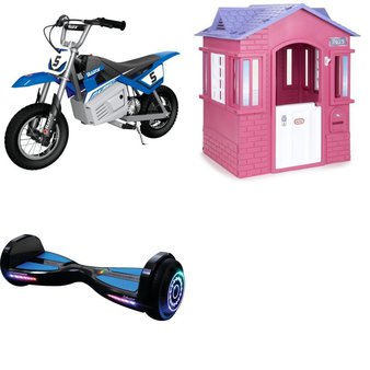 CLEARANCE! Pallet – 7 Pcs – Unsorted, Outdoor Play, Powered, Not Powered – Customer Returns – Razor, Little Tikes