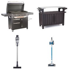 CLEARANCE! 3 Pallets - 42 Pcs - Vacuums, Patio, Power Tools, Grills & Outdoor Cooking - Customer Returns - Hart, Tineco, Keter, Black Max