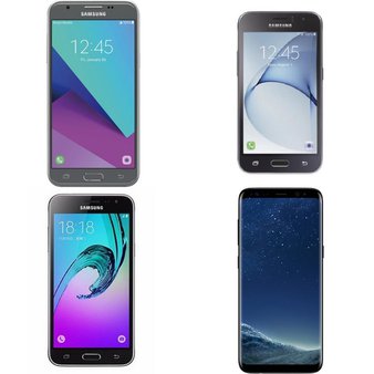 55 Pcs – Samsung Smartphones – Tested Not Working – Models: SPHJ327ABB, 6025B, STSAS120VCPWP, J727