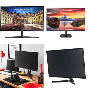Pallet – 16 Pcs – Monitors – Customer Returns – Onn, Samsung, LG, ACER