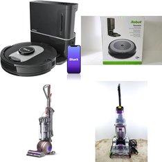 Pallet - 13 Pcs - Vacuums - Damaged / Missing Parts / Tested NOT WORKING - Shark, Bissell, Hoover, Dyson