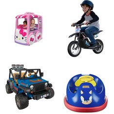 Pallet - 4 Pcs - Vehicles - Customer Returns - Razor, Mattel, Sonic, Hello Kitty
