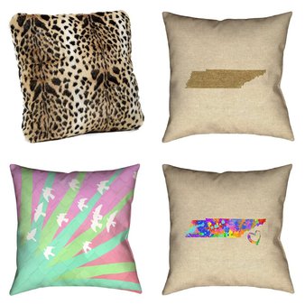 25 Pcs – Pillows, Covers & Mattress Toppers – Open Box Like New, Like New, Used – Retail Ready – ArtVerse, Donna Salyers’ Fabulous-Furs, Lavish Home, ViscoSoft