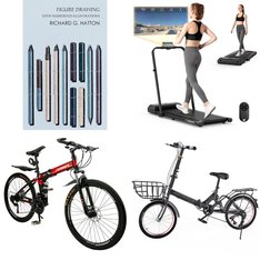 Pallet – 8 Pcs – Exercise & Fitness, Cycling & Bicycles, Unsorted, Books – Customer Returns – Arvakor, Geemax, White Press, MaxKare