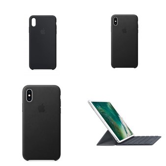 143 Pcs – Apple Accessories – Customer Returns – Models: MRWE2ZM/A, Leather Case for iPhone XS Black, MRWT2ZM/A, MPTL2LL/A