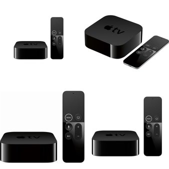 10 Pcs – Apple TV – Refurbished (GRADE A, GRADE B) – Models: MP7P2LL/A, MR912LL/A, MLNC2LL/A, MQD22LL/A