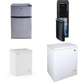 Pallet – 9 Pcs – Bar Refrigerators & Water Coolers, Freezers, Refrigerators – Customer Returns – Galanz, HISENSE, Igloo, Arctic King