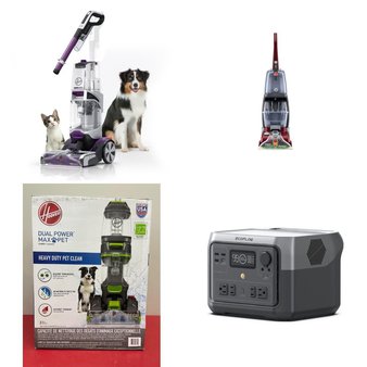 Pallet – 22 Pcs – Vacuums, Keyboards & Mice, Floor Care, Generators – Customer Returns – Hoover, Logitech Inc, Shark, EcoFlow
