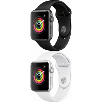 5 Pcs – Apple Watch – Series 3 – 42MM – Refurbished (GRADE B) – Models: MTF32LL/A, MTF22LL/A