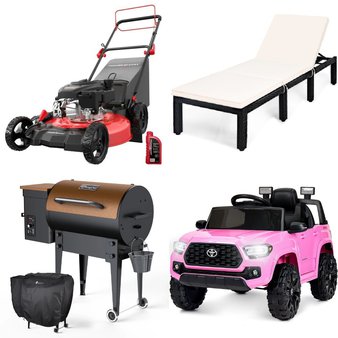 Pallet – 10 Pcs – Patio, Vehicles, Grills & Outdoor Cooking, Mowers – Customer Returns – KingChii, Ktaxon, Funtok, PowerSmart