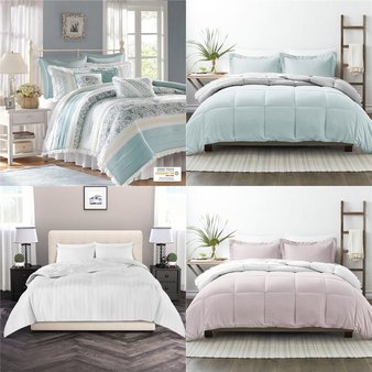 Pallet – 37 Pcs – Comforters and Duvets – Like New – Private Label Home Goods, Modern Threads, Casual Comfort, Chic Home