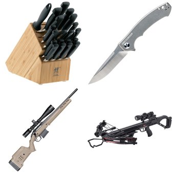 Pallet – 143 Pcs – Shooting, Hunting, Kitchen & Dining, Ammunition – Customer Returns – Major Retailer Camping, Fishing, Hunting