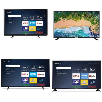 9 Pcs – LED/LCD TVs – Refurbished (GRADE A, GRADE B) – Sanyo, Samsung, Philips, MAGNAVOX