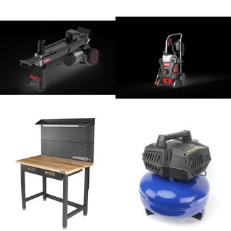 Pallet – 12 Pcs – Power Tools, Pressure Washers, Storage & Organization – Customer Returns – Hyper Tough, Black Max, Goodyear, Sun Joe