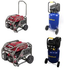Pallet - 9 Pcs - Power Tools, Generators, Pressure Washers - Customer Returns - Goodyear, Hyper Tough, Black Max