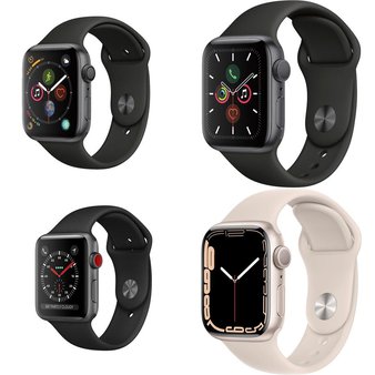 50 Pcs – Apple Watch – Refurbished (GRADE D) – Models: MU6D2LL/A, MWV82LL/A, MYDP2LL/A, MYER2LL/A