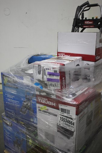 3 Pallets – 29 Pcs – Pressure Washers, Power Tools, Mowers – Untested Customer Returns – Walmart
