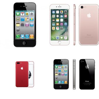 CLEARANCE! 9 Pcs – Apple iPhones – Refurbished (GRADE A, GRADE B, GRADE C – Locked – Carrier Not Verified) – Models: MC937LL/A, MD439LL/A, MD146LL/A, MC321LL/A