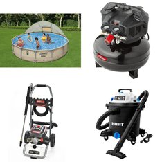 Pallet – 8 Pcs – Pressure Washers, Power Tools, Pools & Water Fun, Vacuums – Customer Returns – Hyper Tough, Coleman, Hart